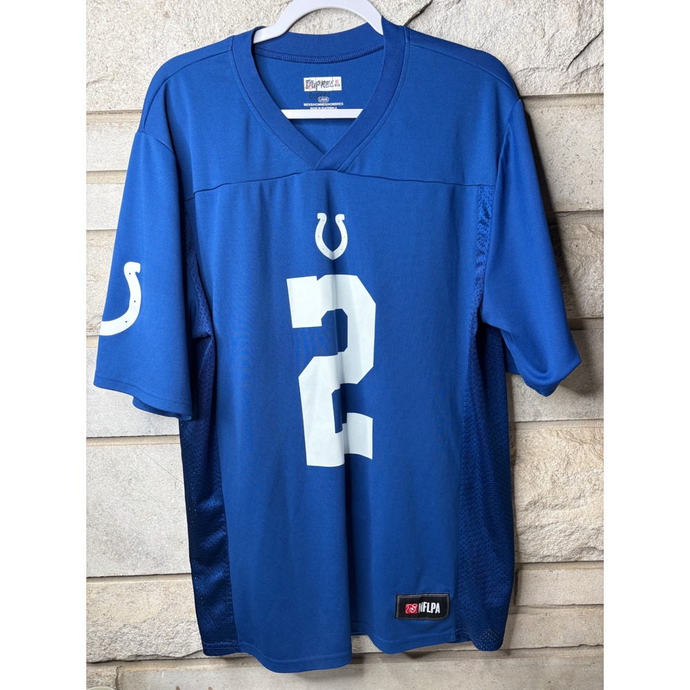 NFL Team Apparel Indianapolis Colts Matt Ryan 2 Jersey Blue Mens Large L - Picture 1 of 9